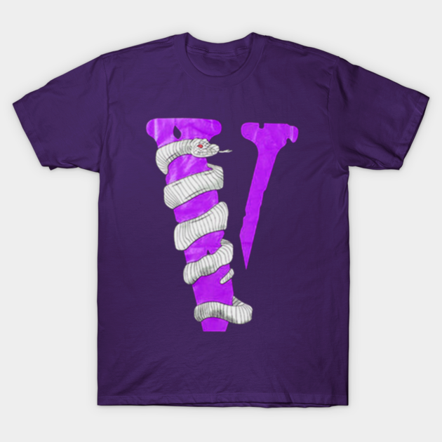 vlone shirt white and purple